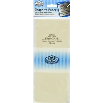 Image of Royal Brush White Transfer Paper 9&quot;X13&quot; 4/Pkg