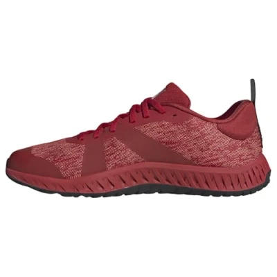 Image of adidas Performance Everyset Unisex Training shoe, Size: 9.5, Team power red 2/core black/footwear white Textile/synthetics