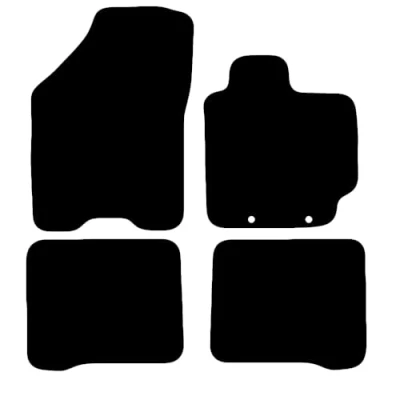 Image of Carsio Carpet Car Mats For Suzuki Baleno 2016+ Onwards Tailored Fit Floor Mat Set Complete Accessory Black Custom Fitted All Weather, Anti Slip Backing &amp; Trim