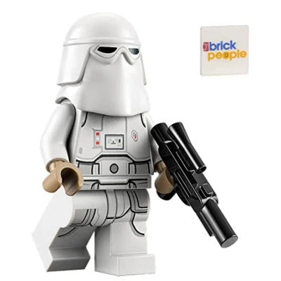 Image of LEGO Star Wars: Snowtrooper with Blaster and Armor Kama Waist Cape