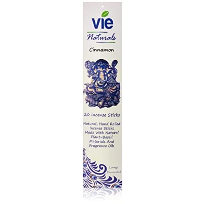 Image of VIE Naturals Hand Rolled Incense, Pack of 20 Sticks, Cinnamon