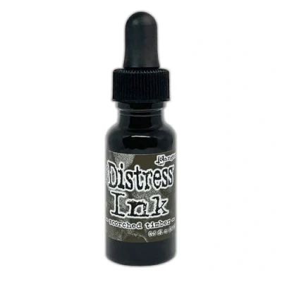 Image of Tim Holtz Ranger Distress Ink Reinker Scorched Timber, 0.5oz