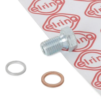 Image of 90545397 Drain Plug ELRING 774.390 M12x1,5x18 17 mm, with seal ring BMW: Z4 Coupe, Roadster, 3 LAND ROVER: Defender Pickup