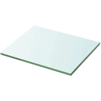 Image of vidaXL Shelf Panel Glass Clear 20x25 cm