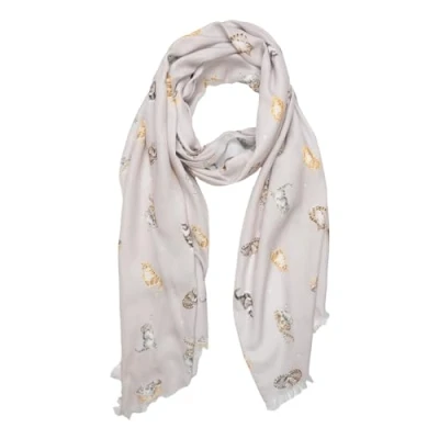 Image of Wrendale Designs &#039;Feline Friends&#039; Cat Scarf
