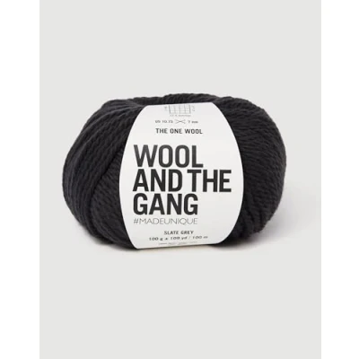 Image of Wool and The Gang, One Wool, Slate Grey, 100g, Chunky