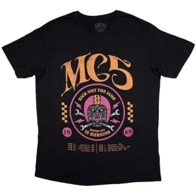 Image of Rock Off officially licensed products MC5 Kick Out The Jams 1969 T Shirt XL Black