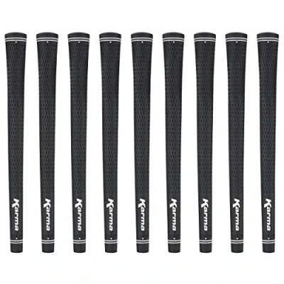 Image of Karma Velour Black Undersize Golf Grips (9 Pack)