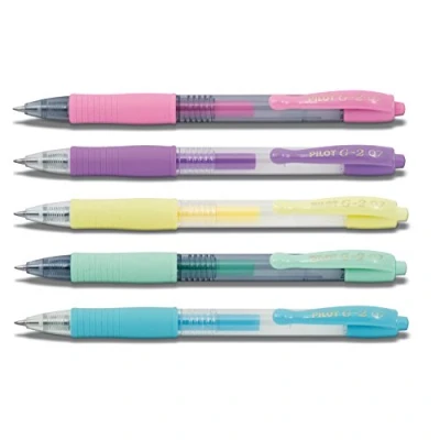 Image of Pilot G2 7 Gel Pen (Long 5 Colours Pastels)