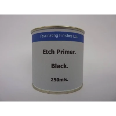 Image of 1 x 250ml Black Etch Primer Galvanised Steel Aluminium