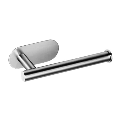 Image of Ambrosya Toilet Paper Holder without Drilling Roll Wall For Gluing (Stainless Steel (Brushed))