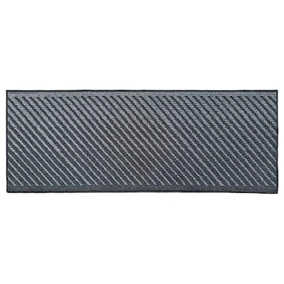 Image of JVL Stellar Machine Washable Latex Backed Runner Doormat, 57x150cm, Grey