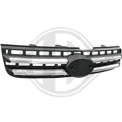 Image of 863501F030, 863501F031 Radiator Grill DIEDERICHS 6521840 chrome/black