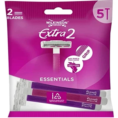 Image of Wilkinson Extra Razor 2 Beauty Pack 5 Pieces