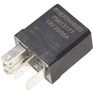 Image of 7M0951253C Relay, main current HERTH+BUSS ELPARTS 75613177 12V 5 pin connector VOLKSWAGEN: Caddy 3, Passat B6 Saloon, CC, AUDI: A4 B7 Avant