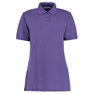 Image of Kustom Kit New Womens Klassic Polo Shirt with Superwash Purple Size 10