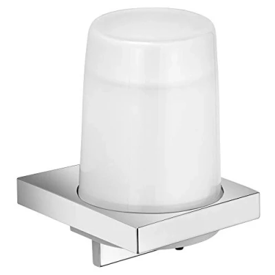 Image of Keuco Edition 11 11152019000 Lotion Dispenser with Holder and Pump, Chrome
