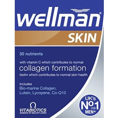 Image of Vitabiotics Wellman Skin Technology 60 Tablets
