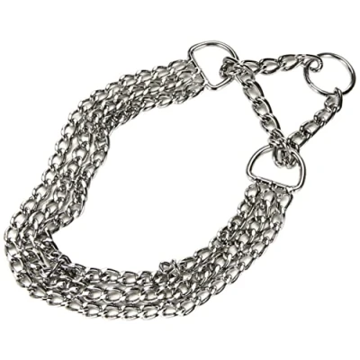 Image of Trixie 2266 Choke Chain 3 Row Restricted Pull 50 cm / 2.5 mm