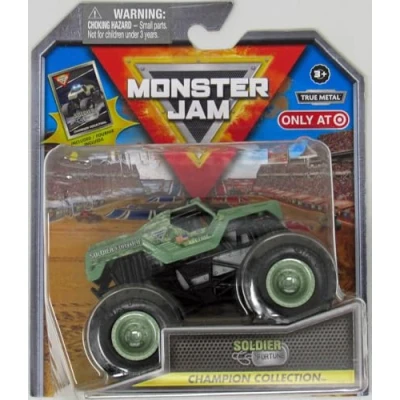 Image of Monster Jam Stadium Series Championship Collection Truck 1:64 Scale, Comes with Collectible Trading Card (Soldier Fortune)