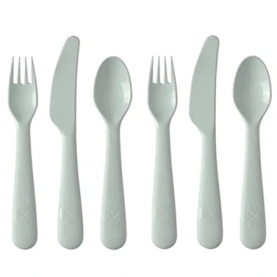 Image of Children Kids Baby Toddler Green Cutlery Set IKEA Kalas Replacements Colour Choice 6pcs Fork Knife Spoon BPA Free