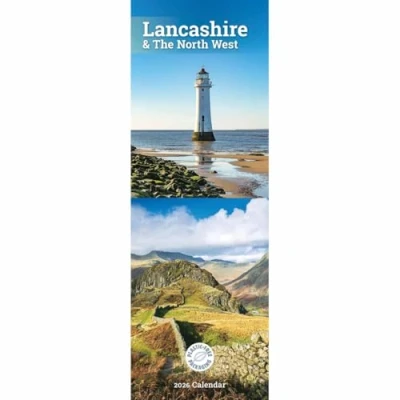 Image of Lancashire &amp; North West England Slim Calendar 2026