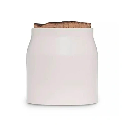 Image of Tower Small Ceramic Storage Jar with Weathered Cork Lid