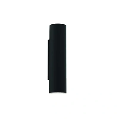 Image of Ava Coastal Outdoor Up Down LED Wall Light Textured Black, GU10