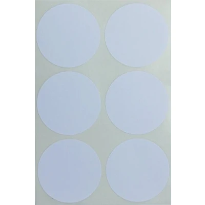 Image of Round White Sticker Color Coding Labels 50mm (5cm) Writable Surface Sticky Label Dots 180 Pack by Royal Green