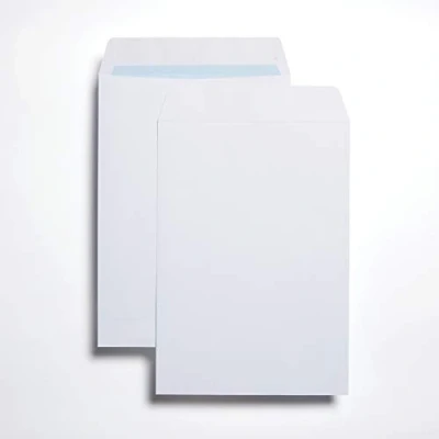 Image of indigo® A4 C4 White Envelopes Peel &amp; Seal for Posting mailing Home Office and Ecommerce eco Friendly (1000)