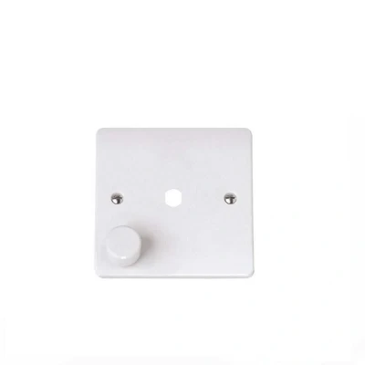 Image of Click 1 Gang Single Dimmer Pla te &amp; Knob