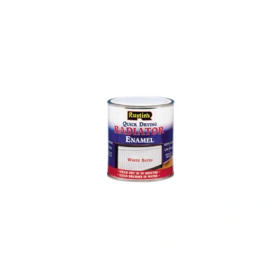 Image of RUSTINS Quick Drying Radiator Enamel Satin 500ml