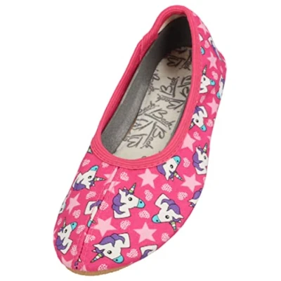 Image of Beck Pink Horse Gymnastics Shoes, 2 UK