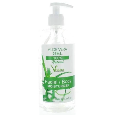 Image of Aloe Vera Gel 100% Natural (500 ml) for Sunburn, Insect Bites and Inflammation, Effective Against Acne, Psoriasis, Neurodermatitis Rosacea Premium Quality Made in Europe
