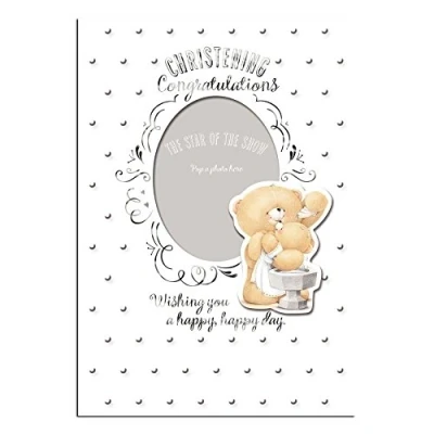 Image of Hallmark Forever Friends Christening Card &#039;Photo Keepsake&#039; Medium