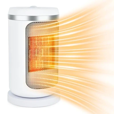 Image of Electric Heater, Fan Heatet, Heaters for Home Low Energy Silent, 3 Mode Oscillating PTC Ceramic Space Overheating &amp; Tip Over Protection, Heater Office, and Bedroom