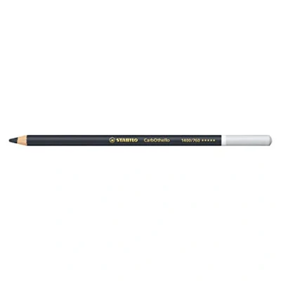 Image of STABILO Chalk Pastel Pencil CarbOthello Pack of 1 Lamp Black