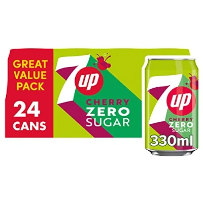 Image of 7UP Cherry Zero Sugar 24 x 330ml