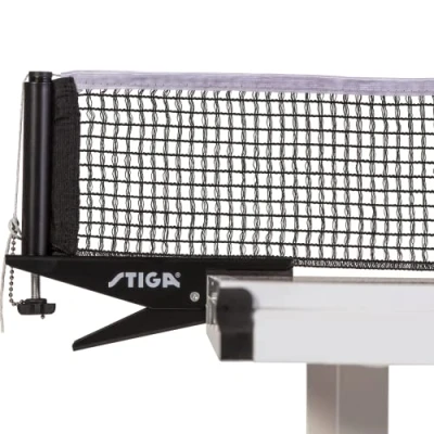 Image of STIGA Premium Clipper 72&quot; Regulation Table Tennis net and Post Sets Easy set Up Spring Activated Clip ping pong