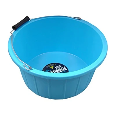 Image of ProStable Feed Bucket 3 Gallon Light Blue Blue, Regular