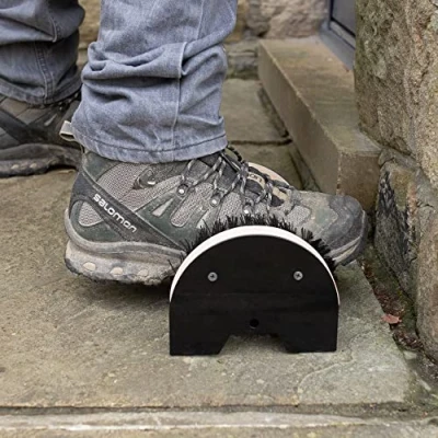 Image of Hardys Boot Scraper Outdoor Cleaner Brush Mud Remover, Football Brush, Muddy Shoe Cleaner, Heavy Duty Scraper/Shoe