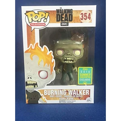 Image of Funko Figurine Walking Dead Burning Walker Exclu Pop 10cm 0849803094850