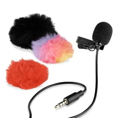 Image of JOBY Wavo Lav Mobile Microphone, Lavalier Microphone with Clip, Portable for Smartphones and Cameras, Audio Accessories Live Streaming, Video Content, Vlogging, Conference Calls