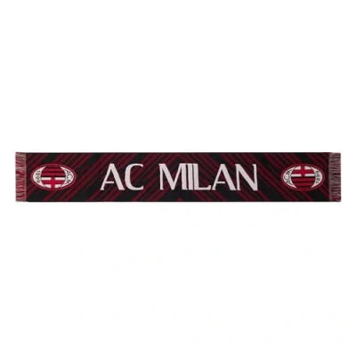Image of AC Milan Official Jacquard Scarf, red/Black, One Size