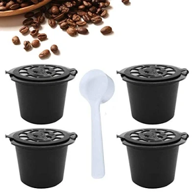 Image of Refillable Coffee Capsules Reusable Pods Compatible with Nespresso Machine