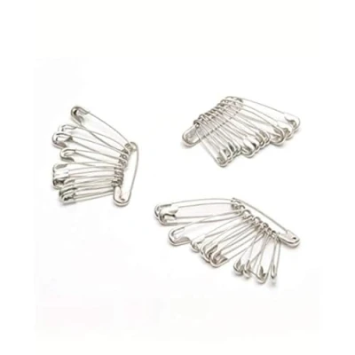 Image of The Home Fusion Company Bunch of 12 Safety Pins 3 Sizes