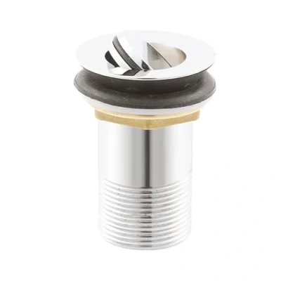 Image of Round Unslotted Flip Top Basin Waste Chrome
