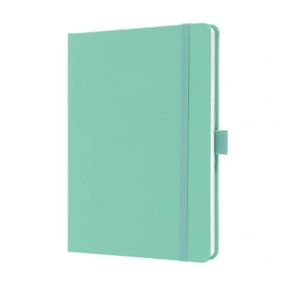Image of SIGEL JN409 Jolie Notebook, Lined, Approx. A5, Mint Green, hardcover, 192 Pages