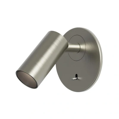 Image of Micro Recess Switched Matt Nickel Reading Light Astro