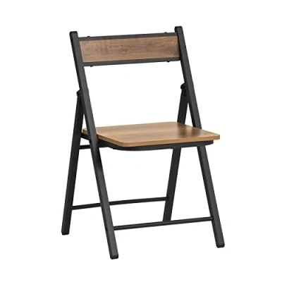 Image of SoBuy FST88 PF, Folding Chair, Kitchen Dining Chair Office Desk Metal Frame